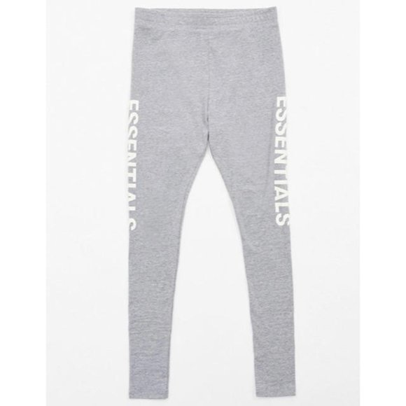 New Fear of God Essentials drop crotch high rise side logo legging lounge pants - Picture 2 of 12